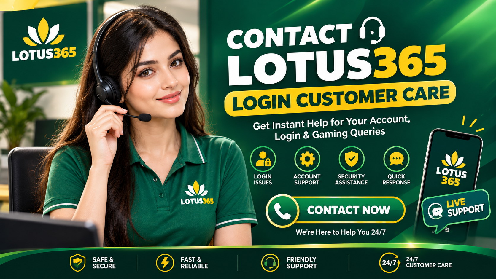 Contact Lotus365 Login Customer Care