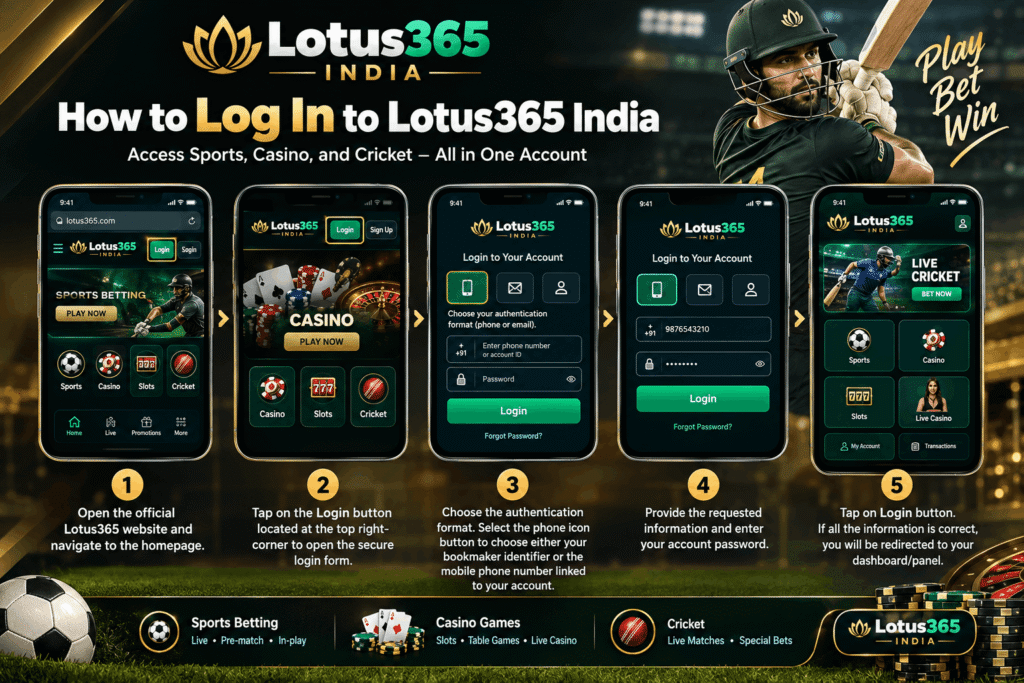 How to Log In to Lotus365 India