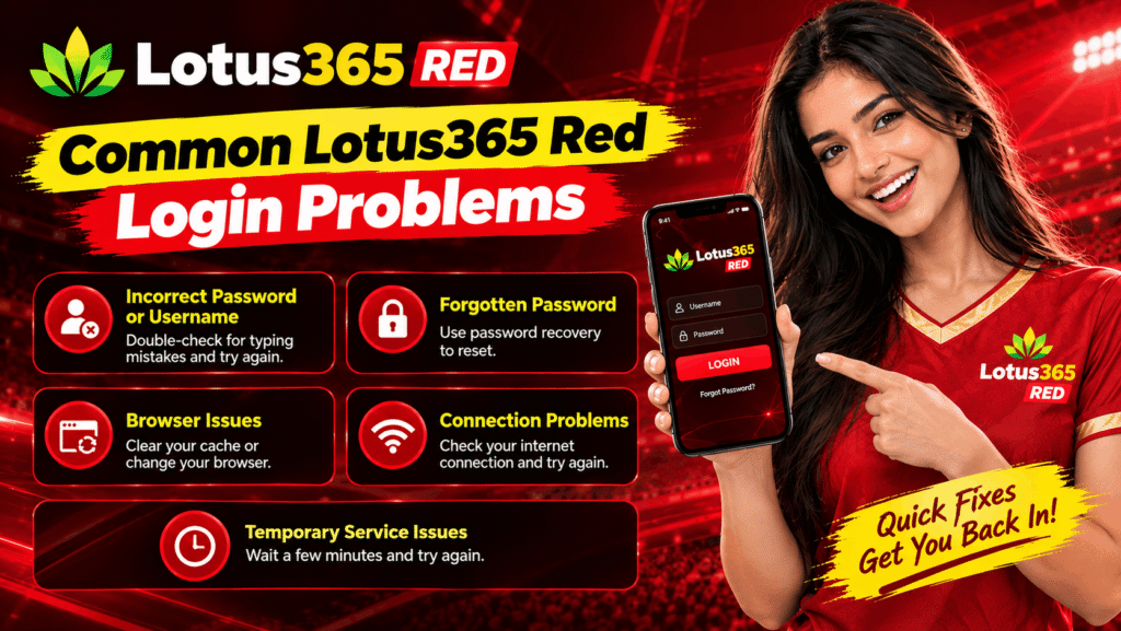 Lotus365 Red Login Problems