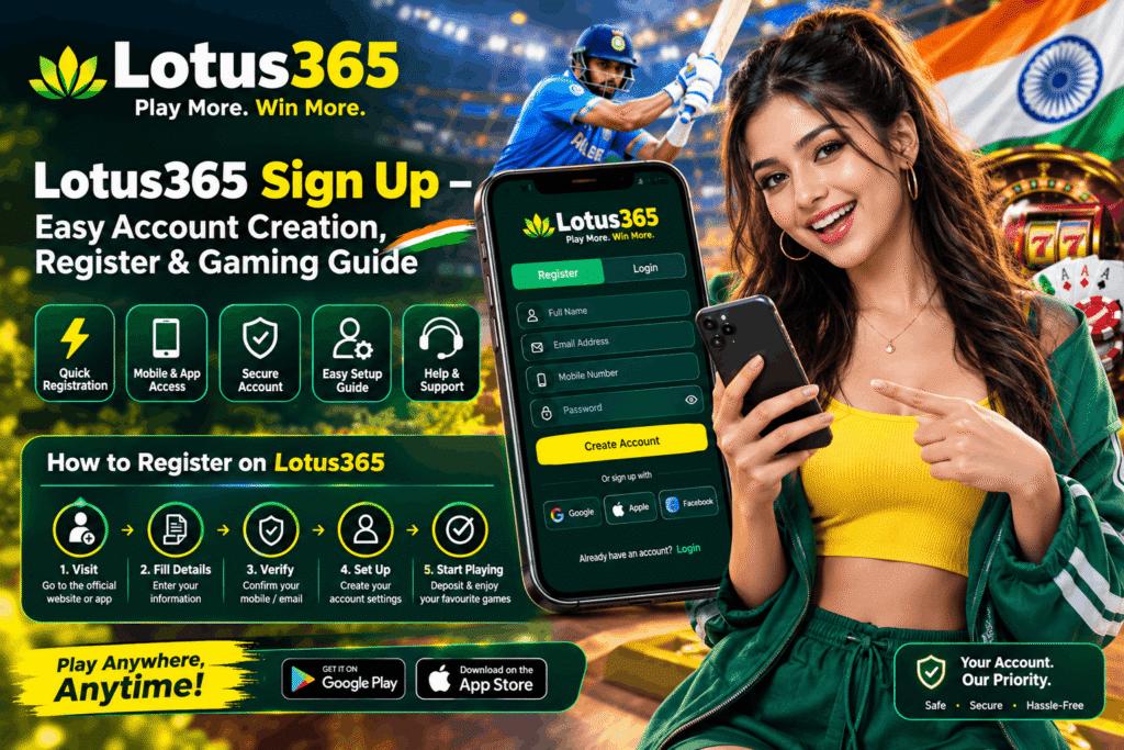 Lotus365 Sign Up