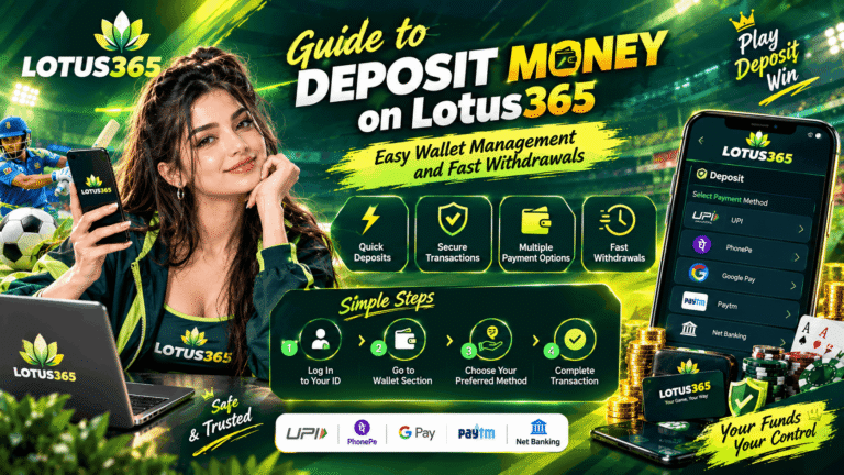 Lotus365 Deposit Guide